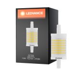 Ledvance Performance LED R7s double Ended 78mm Claire 12W 1521lm - 827 Blanc Très Chaud | Dimmable - Équivalent 100W