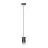 Emibig Suspension Luminaire Fumiko Acier Noir | Convient pour 1x GU10 - Max 10W