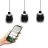 Eglo Connect.Z Smart Suspension Luminaire Molochio-Z Acier Noir 11.1W 1500lm - 827-865 Variable Blanc + RGB | Dimmable