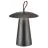 Nordlux Tafellamp Ara Accu Aluminium Zwart 2W 240lm - 830 Warm Wit | Dimbaar Touch