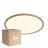 Voordeelpak 3x Nordlux LED Plafondlamp Oja 42 Hout 24W 2150lm - 827 Zeer Warm Wit | Dimbaar