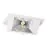 LED Downlight Wallwasher Wally Medium Wit 27W 3850lm 78x100D - 840 Koel Wit - 238x145mm