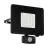 Eglo Wandlamp Faedo 3 Aluminium Zwart 31W 3400lm - 850 Koel Wit | IP65 - Bewegingssensor
