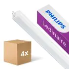 Voordeelpak 4x Philips LED Montagebalk Ledinaire BN021C 15W 1450lm - 830 Warm Wit | 90cm
