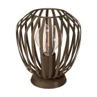 Eglo Tafellamp Espinal Staal Bronze | IP20 - Geschikt voor 1x E27 